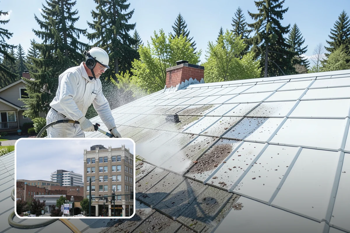 Annual Maintenance Washing in Everett, Snohomish County, WA - Prevents light buildup from turning into set-in staining