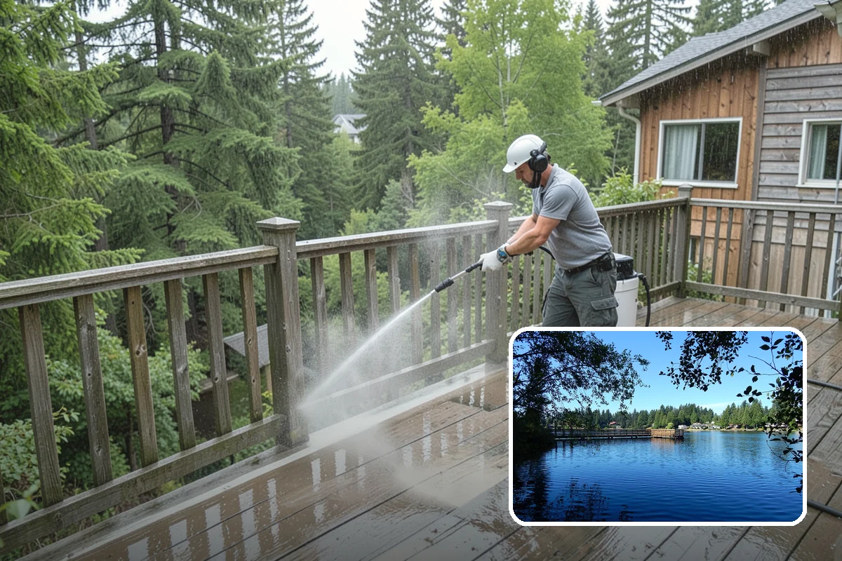 Annual Maintenance Washing in Federal Way, King County, WA - Prevents light buildup from turning into set-in staining
