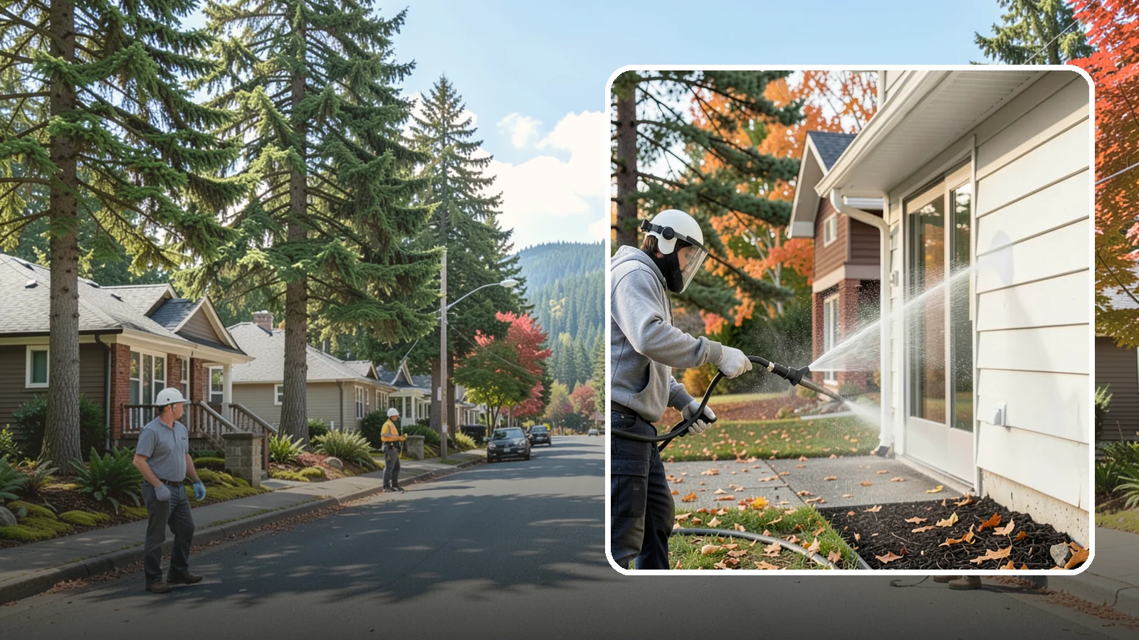 Annual Maintenance Washing in Hunts Point, King County, WA - Annual maintenance washing keeps your entire exterior on a once-a-year schedule so grime never gets a chance to build into...