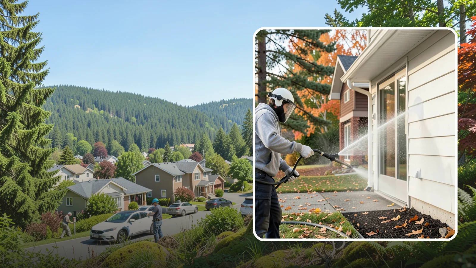 Annual Maintenance Washing in Index, Snohomish County, WA - Annual maintenance washing keeps your entire exterior on a once-a-year schedule so grime never gets a chance to build into...