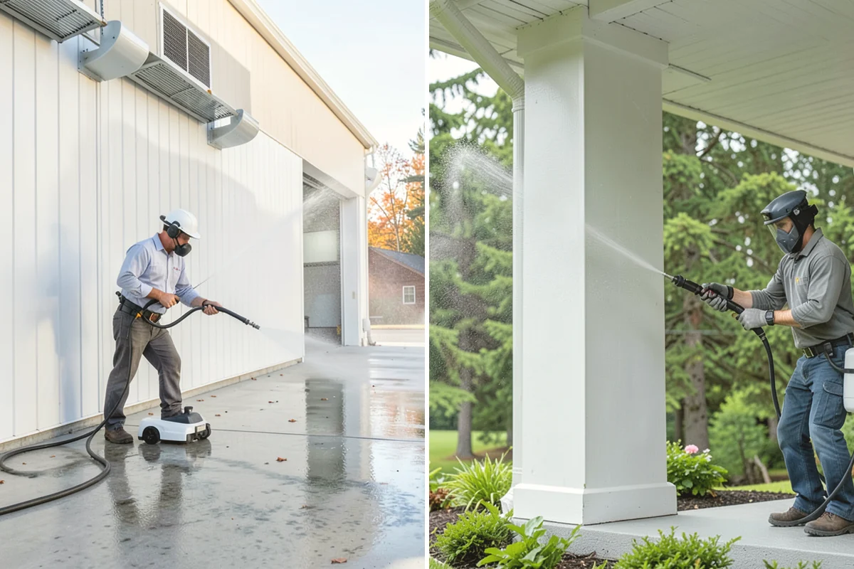 Annual Maintenance Washing in Issaquah, King County, WA - Review the property and note recurring problem areas