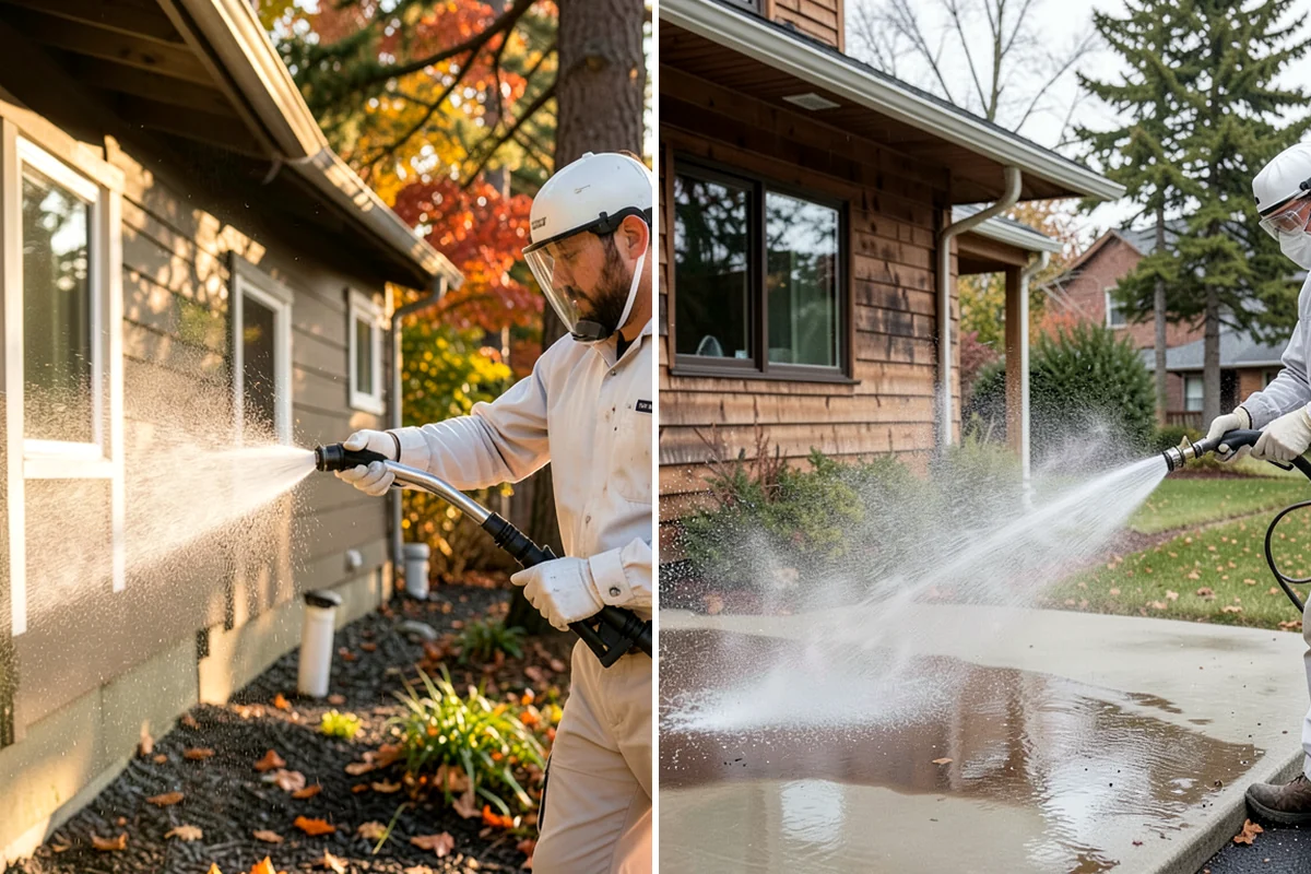 Annual Maintenance Washing in Kenmore, King County, WA - Review the property and note recurring problem areas