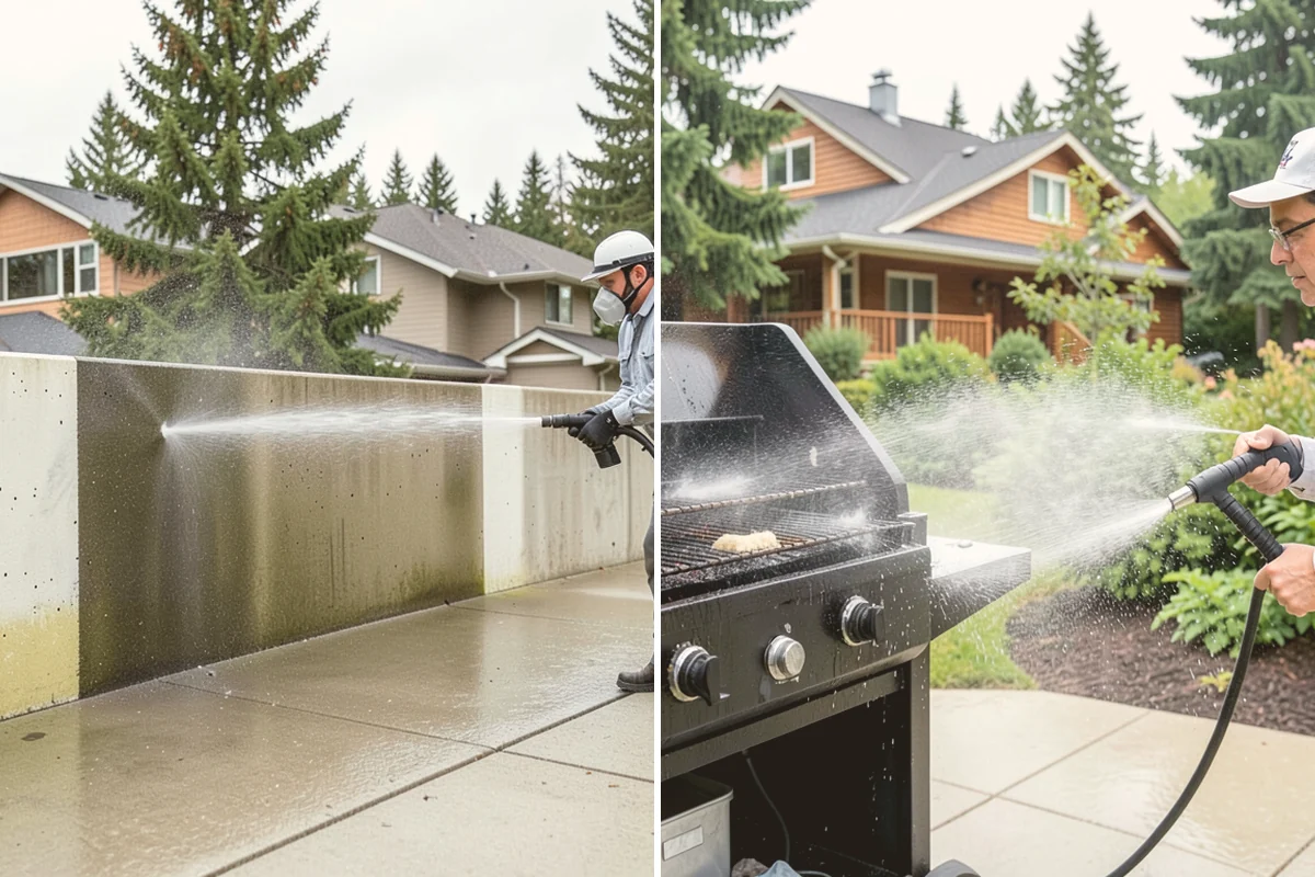 Annual Maintenance Washing in Kirkland, King County, WA - Review the property and note recurring problem areas