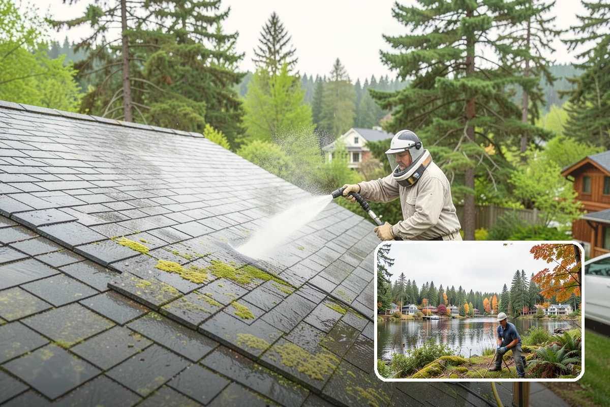 Annual Maintenance Washing in La Conner, Skagit County, WA - Prevents light buildup from turning into set-in staining
