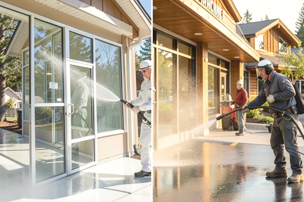 Annual Maintenance Washing in La Conner, Skagit County, WA - Review the property and note recurring problem areas