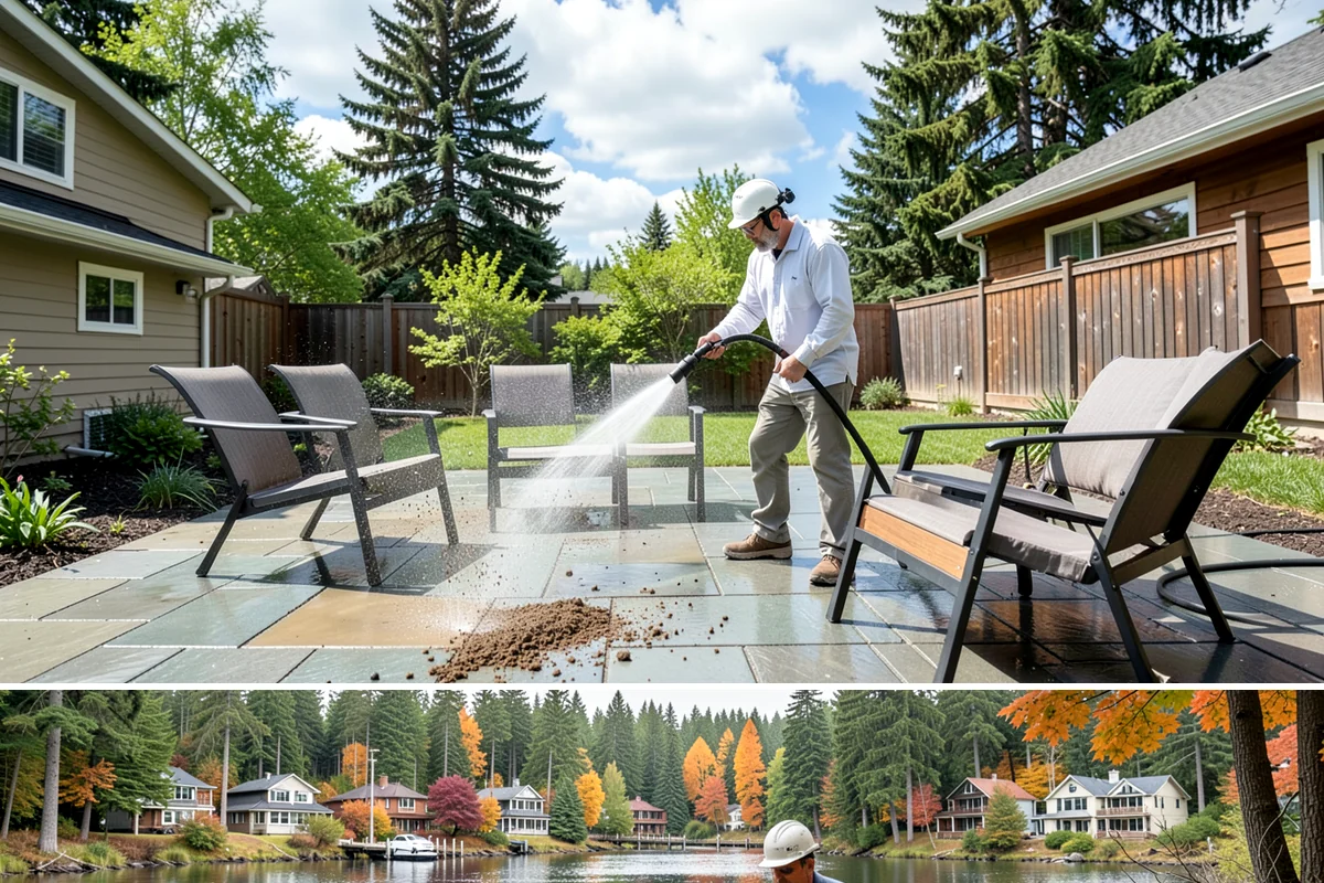 Annual Maintenance Washing in La Conner, Skagit County, WA - Choose a consistent month each year, with spring or early fall being the most popular windows in Washington's climate.
