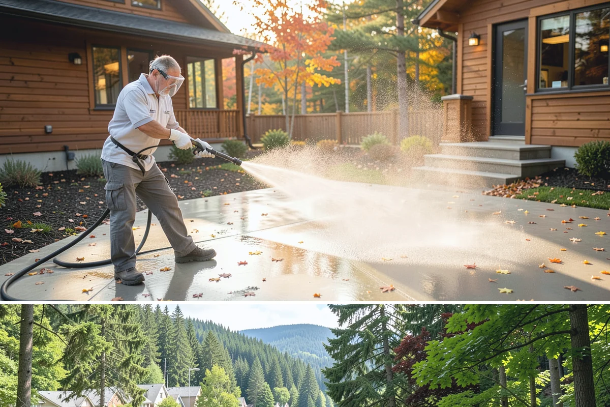 Annual Maintenance Washing in Lake Forest Park, King County, WA - Choose a consistent month each year, with spring or early fall being the most popular windows in Washington's climate.