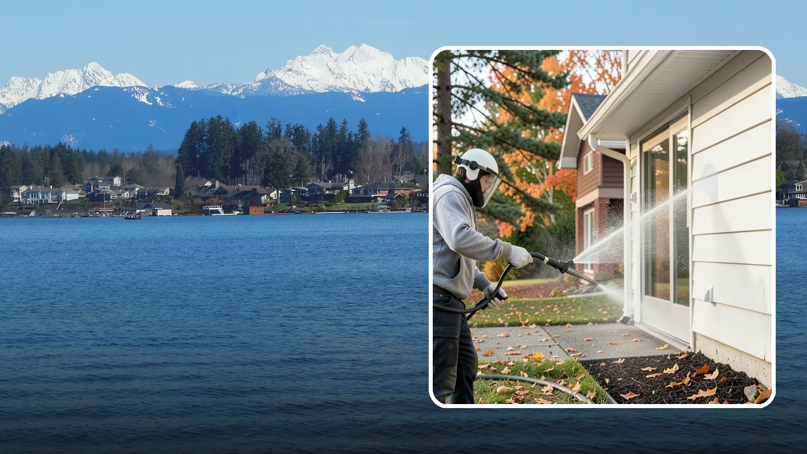 Annual Maintenance Washing in Lake Stevens, Snohomish County, WA - Annual maintenance washing keeps your entire exterior on a once-a-year schedule so grime never gets a chance to build into...