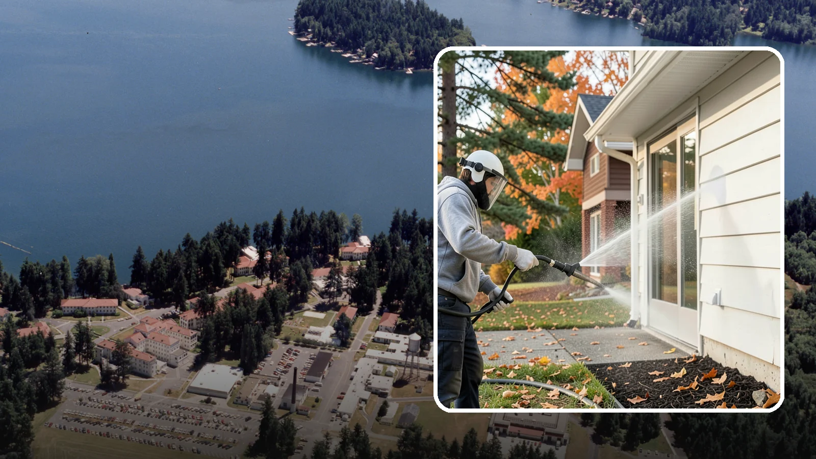 Annual Maintenance Washing in Lakewood, Pierce County, WA - Annual maintenance washing keeps your entire exterior on a once-a-year schedule so grime never gets a chance to build into...