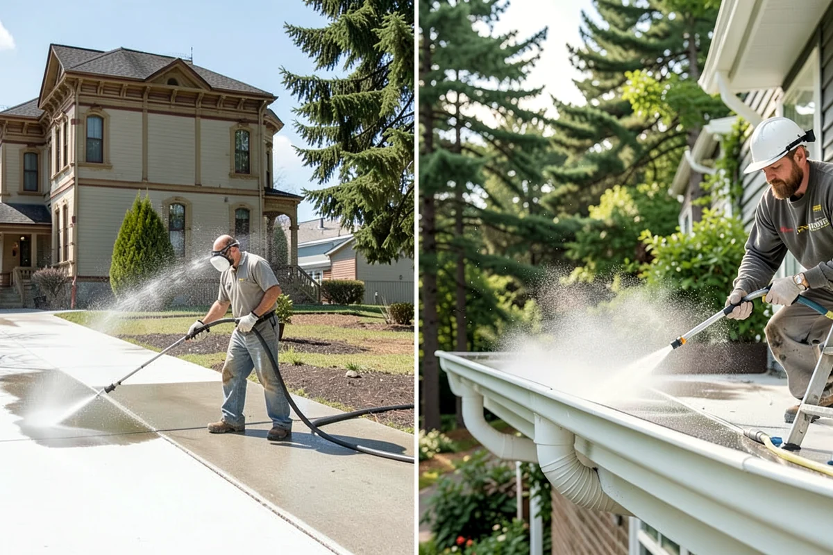 Annual Maintenance Washing in Lakewood, Pierce County, WA - Review the property and note recurring problem areas