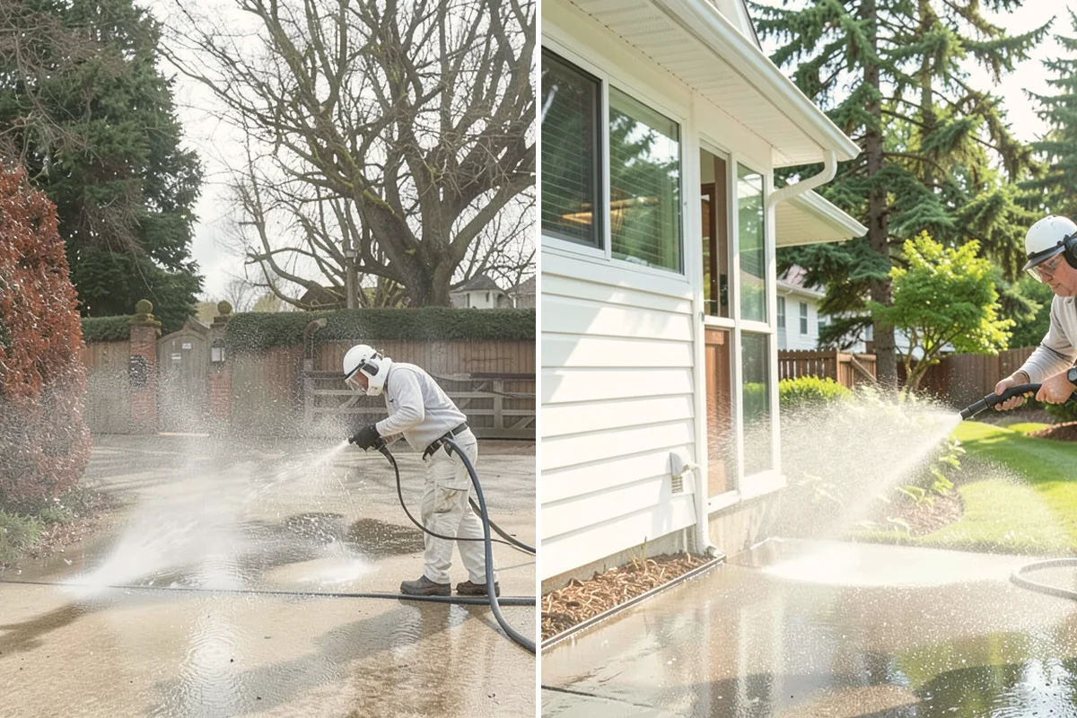 Annual Maintenance Washing in Langley, Island County, WA - Review the property and note recurring problem areas