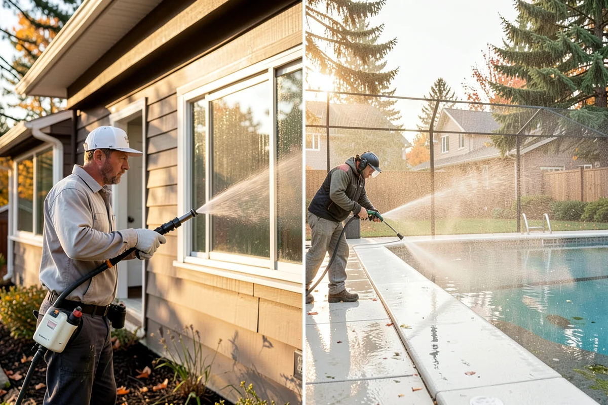 Annual Maintenance Washing in Maple Valley, King County, WA - Review the property and note recurring problem areas
