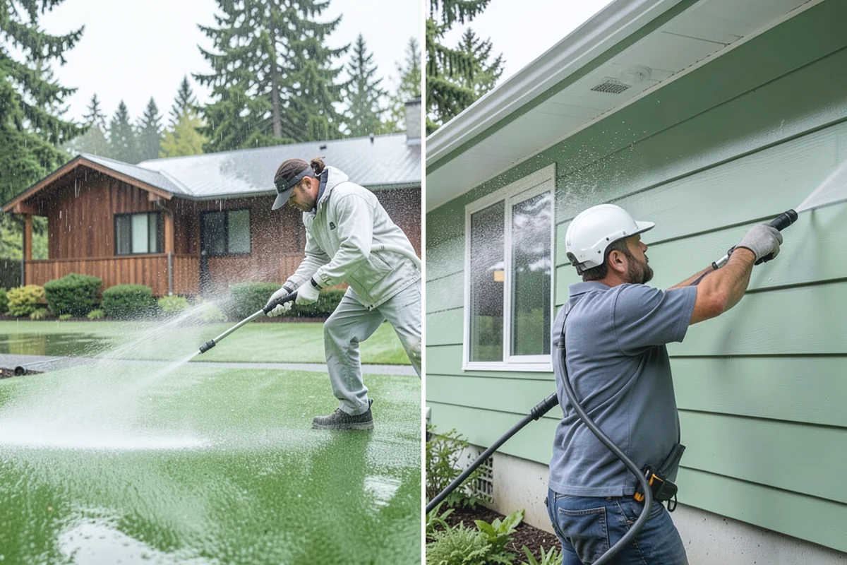 Annual Maintenance Washing in Marysville, Snohomish County, WA - Review the property and note recurring problem areas