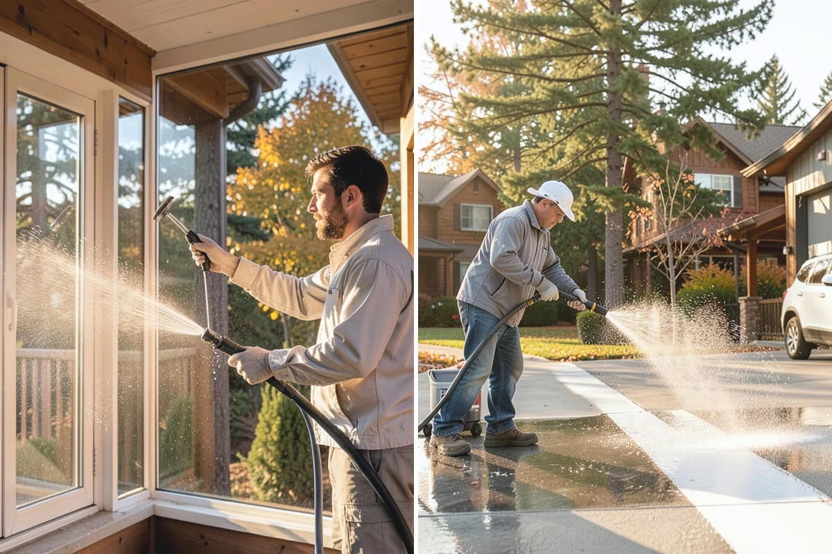 Annual Maintenance Washing in Medina, King County, WA - Review the property and note recurring problem areas