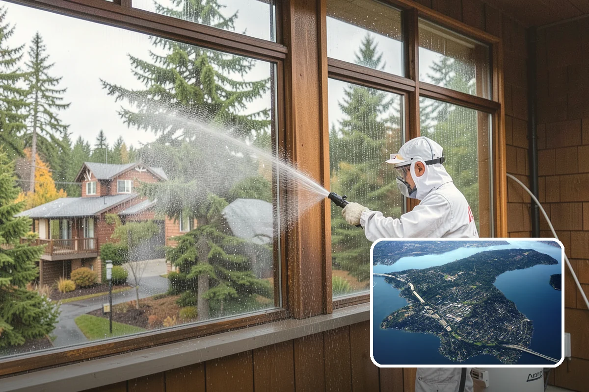 Annual Maintenance Washing in Mercer Island, King County, WA - Prevents light buildup from turning into set-in staining