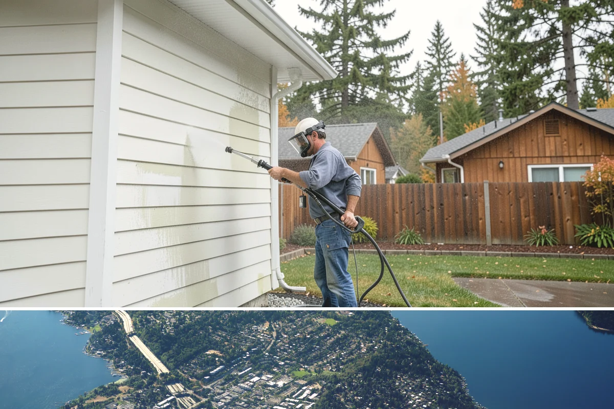 Annual Maintenance Washing in Mercer Island, King County, WA - Choose a consistent month each year, with spring or early fall being the most popular windows in Washington's climate.
