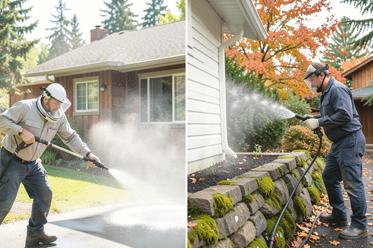 Annual Maintenance Washing in Mill Creek, Snohomish County, WA - Review the property and note recurring problem areas