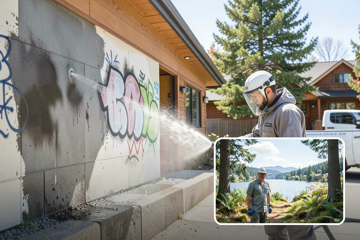 Annual Maintenance Washing in Milton, King County, WA - Prevents light buildup from turning into set-in staining