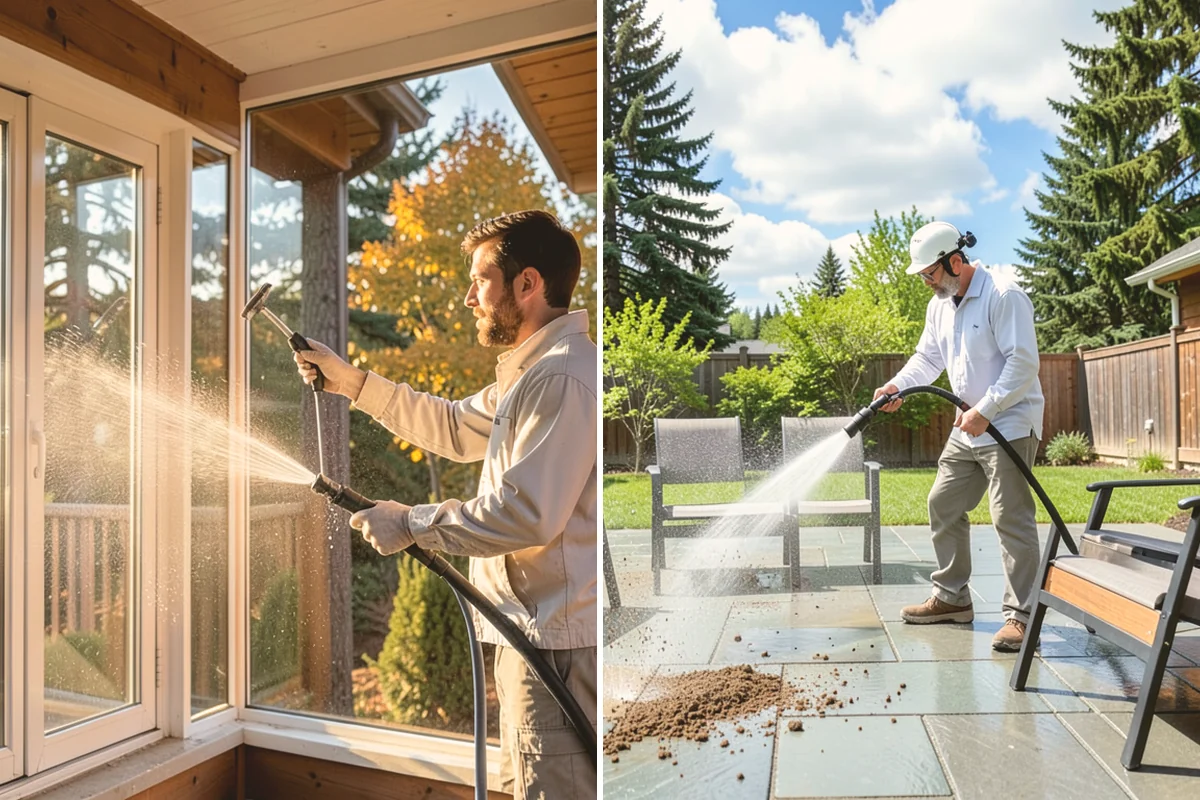 Annual Maintenance Washing in Milton, King County, WA - Review the property and note recurring problem areas