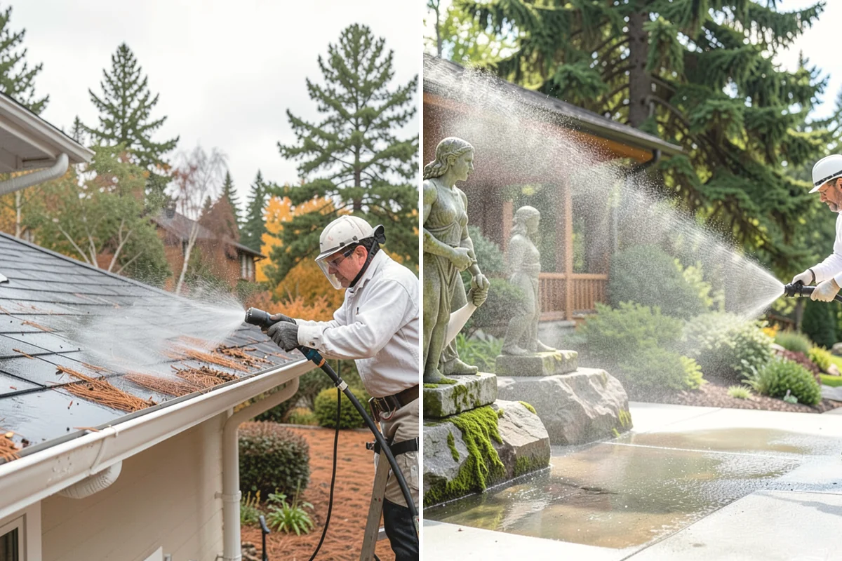 Annual Maintenance Washing in Monroe, Snohomish County, WA - Review the property and note recurring problem areas