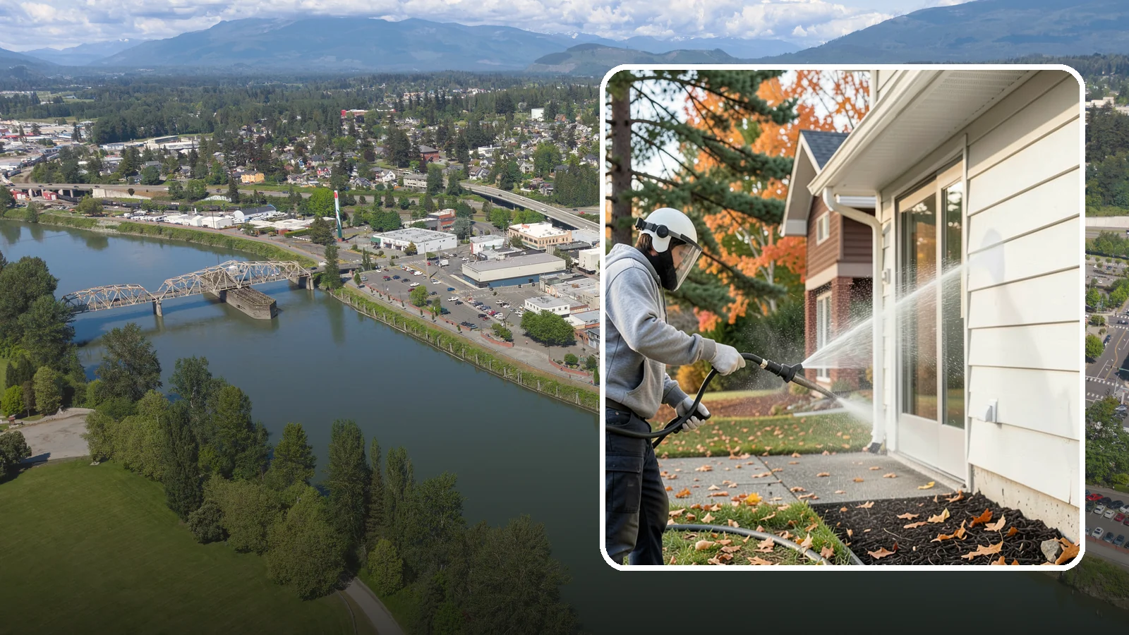Annual Maintenance Washing in Mount Vernon, Skagit County, WA - Annual maintenance washing keeps your entire exterior on a once-a-year schedule so grime never gets a chance to build into...
