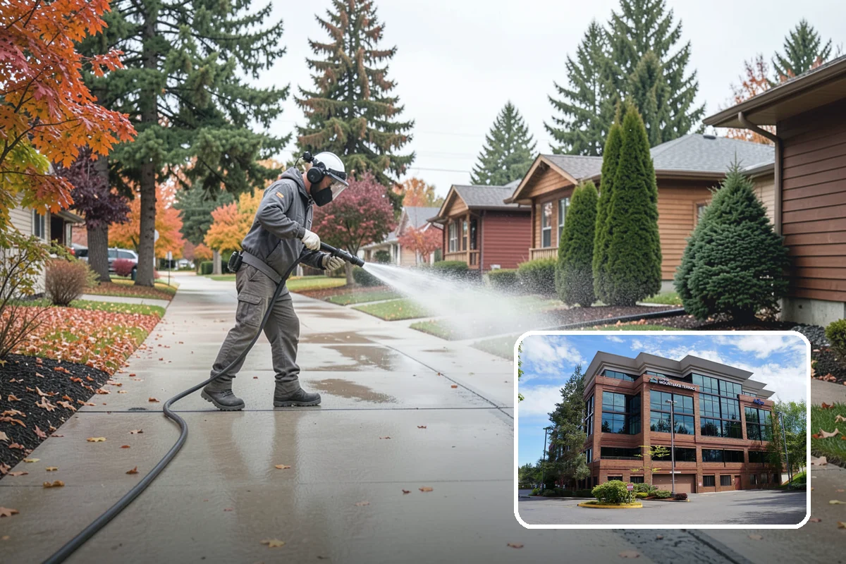 Annual Maintenance Washing in Mountlake Terrace, Snohomish County, WA - Prevents light buildup from turning into set-in staining