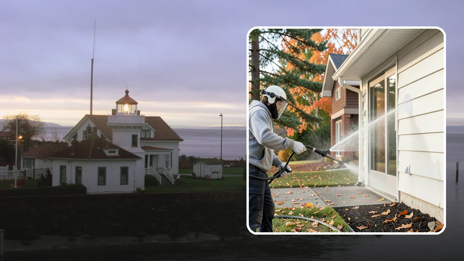 Annual Maintenance Washing in Mukilteo, Snohomish County, WA - Annual maintenance washing keeps your entire exterior on a once-a-year schedule so grime never gets a chance to build into...