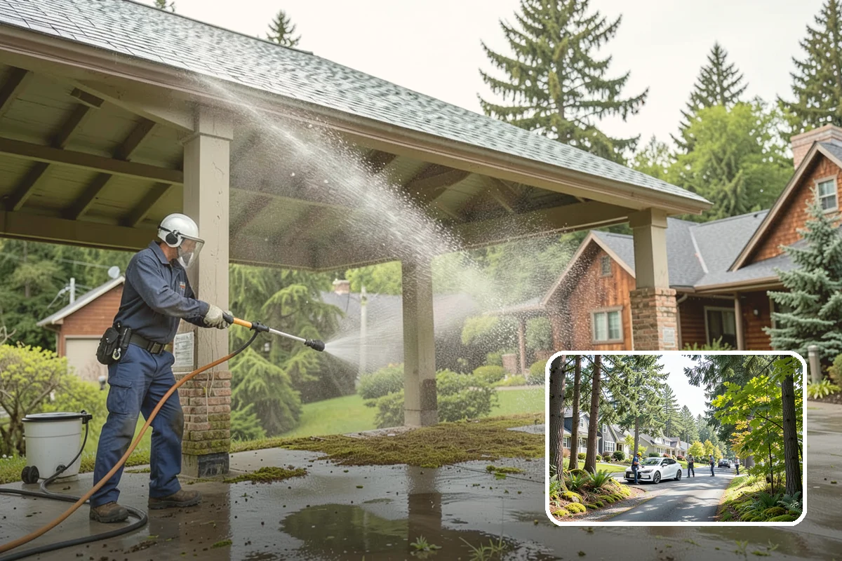 Annual Maintenance Washing in Normandy Park, King County, WA - Prevents light buildup from turning into set-in staining