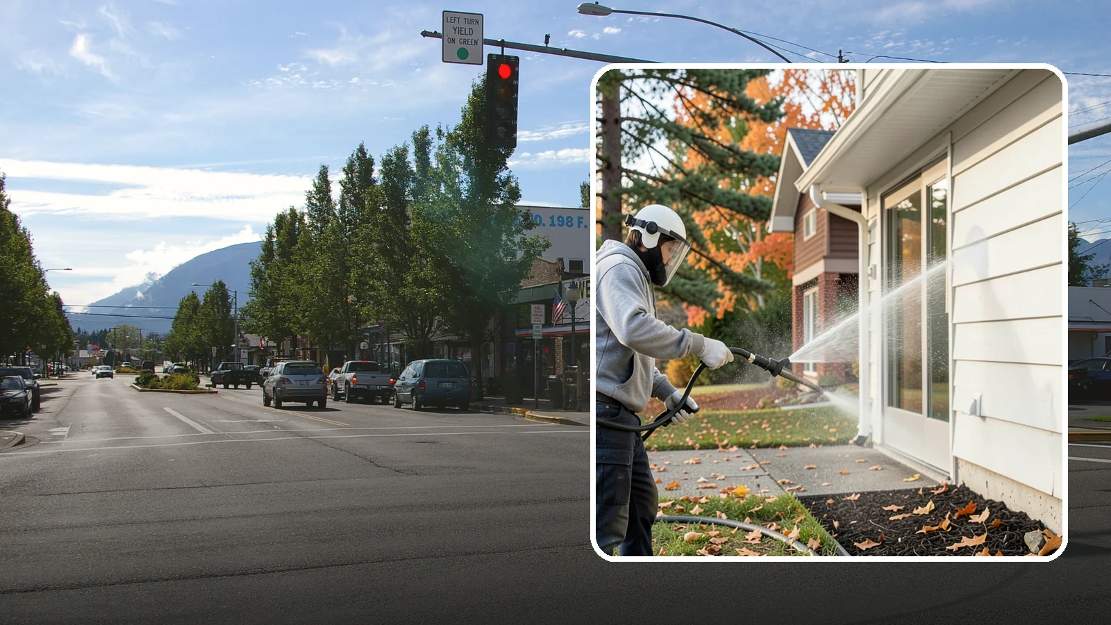 Annual Maintenance Washing in North Bend, King County, WA - Annual maintenance washing keeps your entire exterior on a once-a-year schedule so grime never gets a chance to build into...