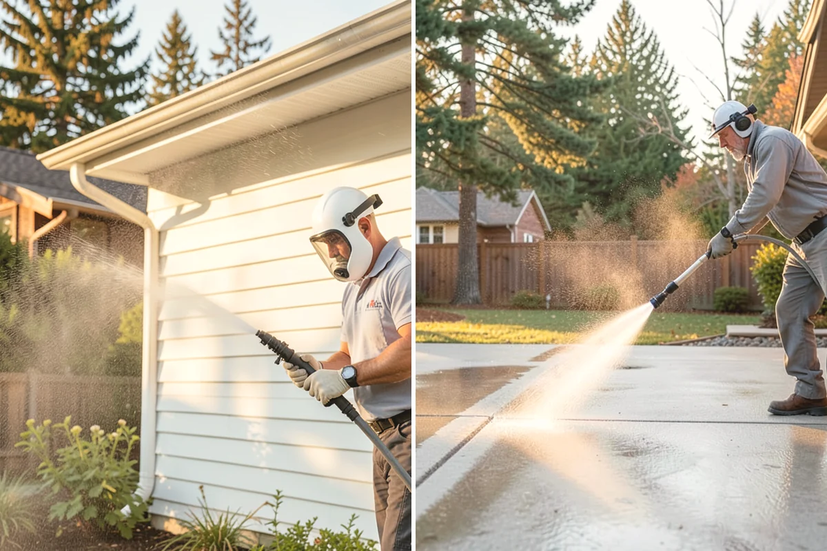 Annual Maintenance Washing in North Bend, King County, WA - Review the property and note recurring problem areas
