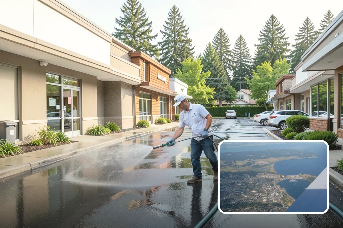 Annual Maintenance Washing in Oak Harbor, Island County, WA - Prevents light buildup from turning into set-in staining