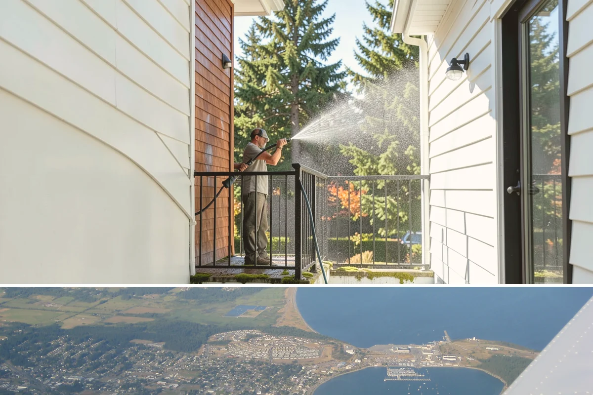 Annual Maintenance Washing in Oak Harbor, Island County, WA - Choose a consistent month each year, with spring or early fall being the most popular windows in Washington's climate.