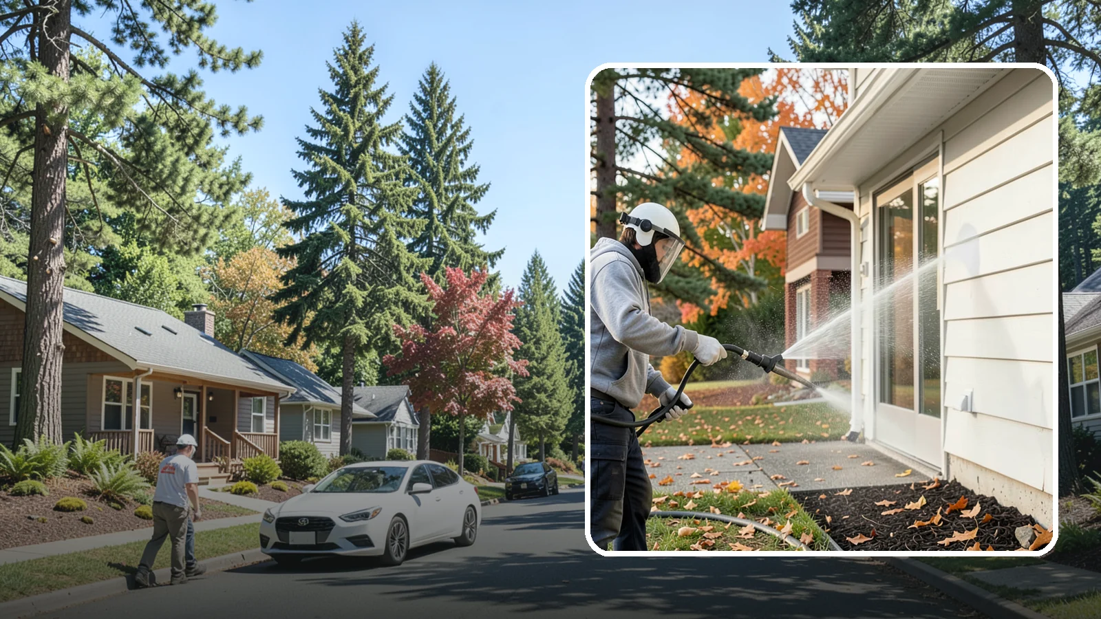 Annual Maintenance Washing in Orting, Pierce County, WA - Annual maintenance washing keeps your entire exterior on a once-a-year schedule so grime never gets a chance to build into...
