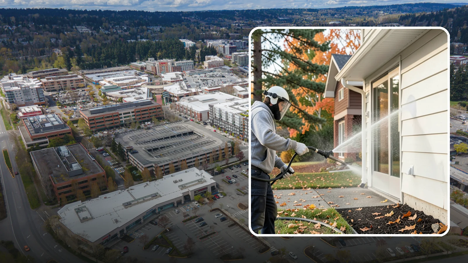 Annual Maintenance Washing in Redmond, King County, WA - Annual maintenance washing keeps your entire exterior on a once-a-year schedule so grime never gets a chance to build into...