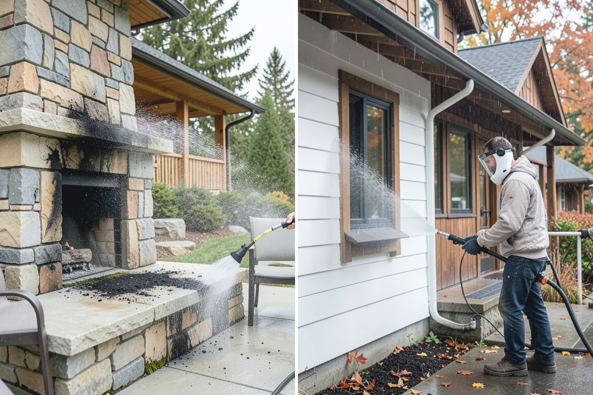 Annual Maintenance Washing in Redmond, King County, WA - Review the property and note recurring problem areas