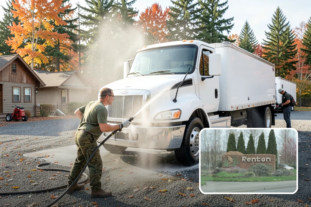 Annual Maintenance Washing in Renton, King County, WA - Prevents light buildup from turning into set-in staining