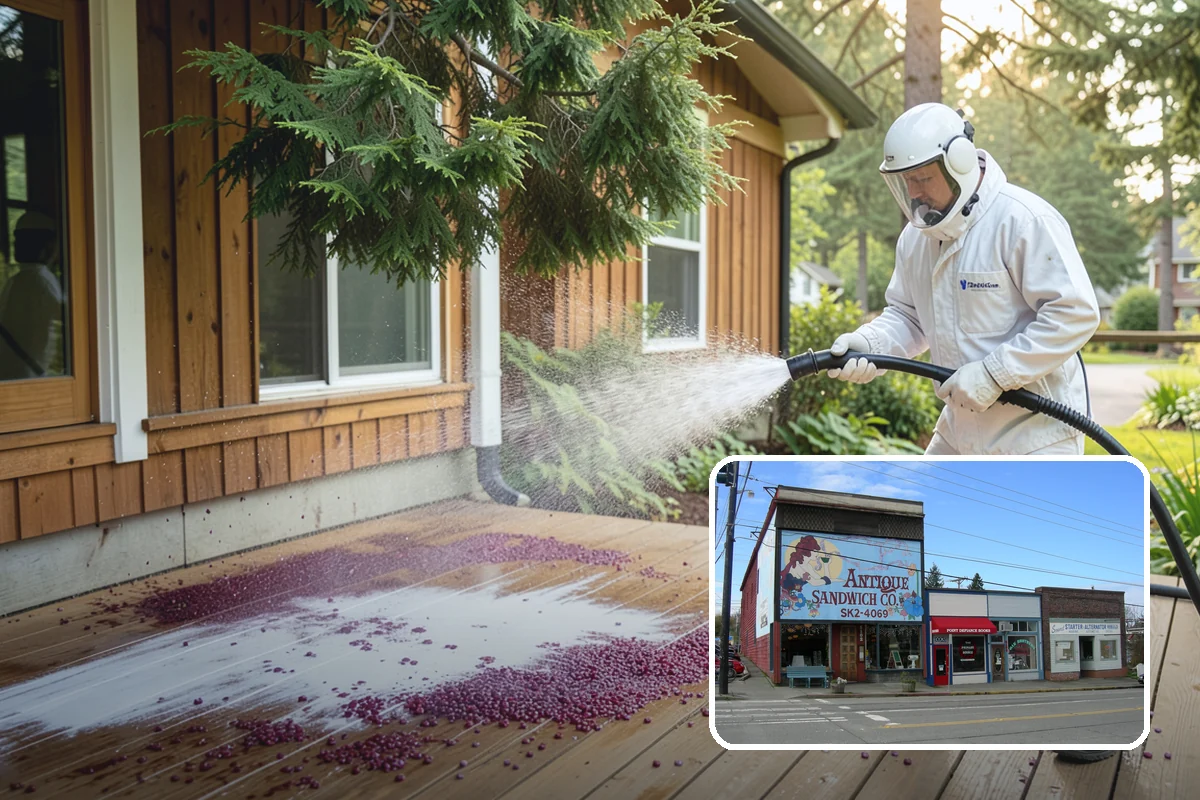 Annual Maintenance Washing in Ruston, Pierce County, WA - Prevents light buildup from turning into set-in staining