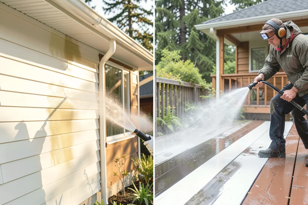 Annual Maintenance Washing in Ruston, Pierce County, WA - Review the property and note recurring problem areas
