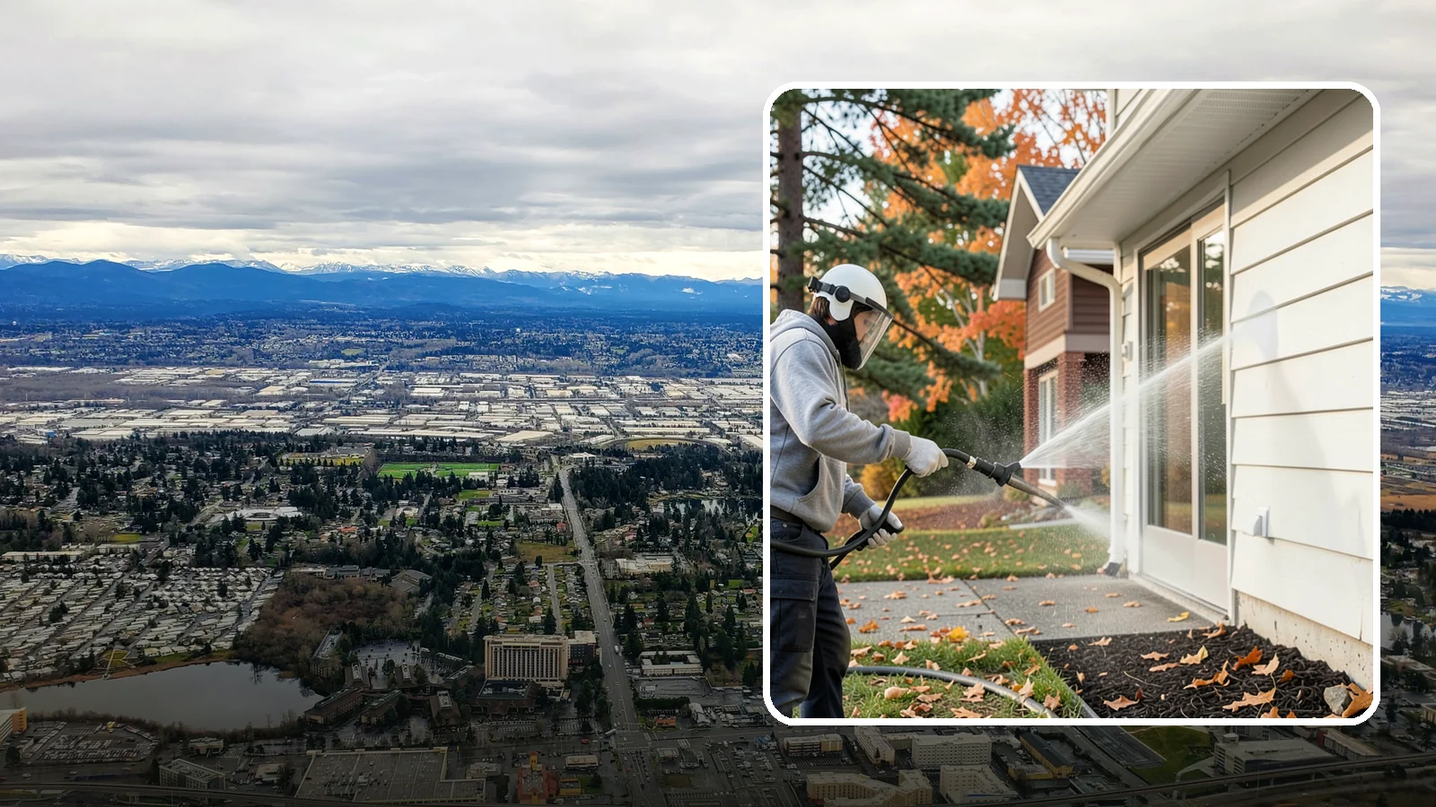 Annual Maintenance Washing in SeaTac, King County, WA - Annual maintenance washing keeps your entire exterior on a once-a-year schedule so grime never gets a chance to build into...
