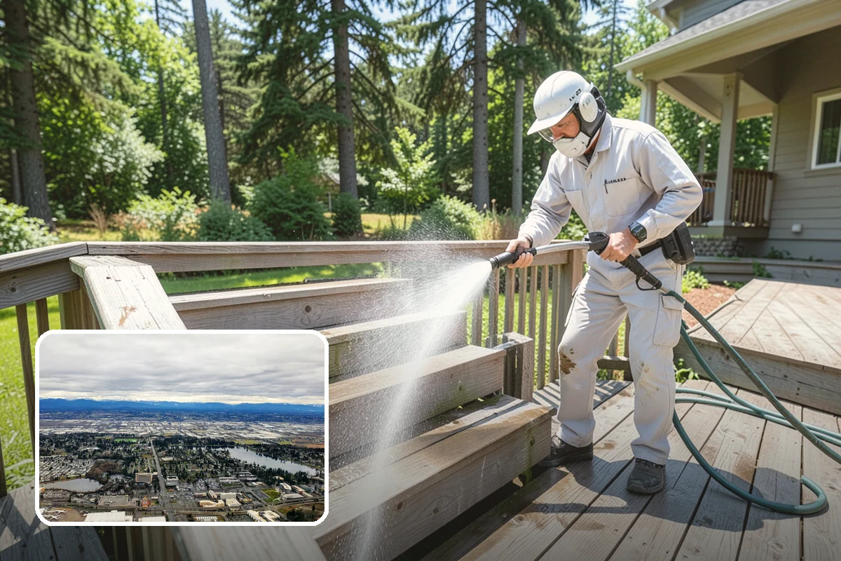 Annual Maintenance Washing in SeaTac, King County, WA - Prevents light buildup from turning into set-in staining