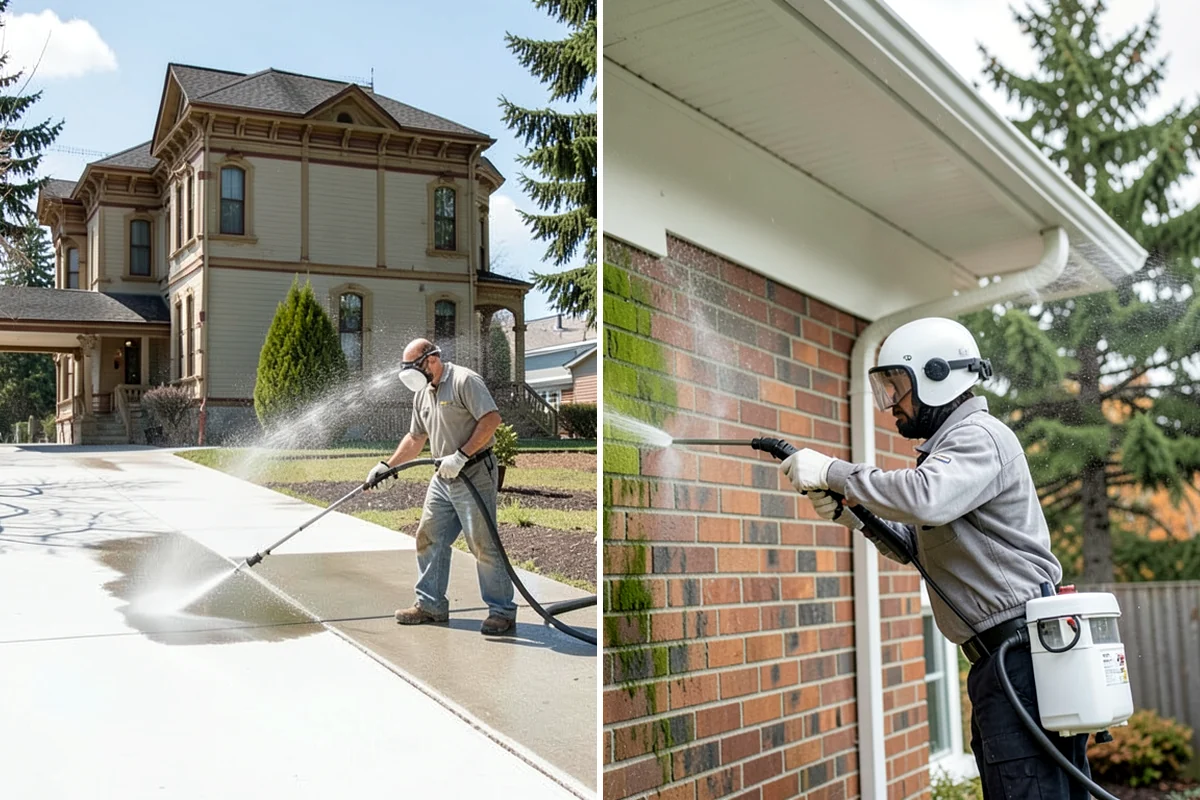Annual Maintenance Washing in SeaTac, King County, WA - Review the property and note recurring problem areas