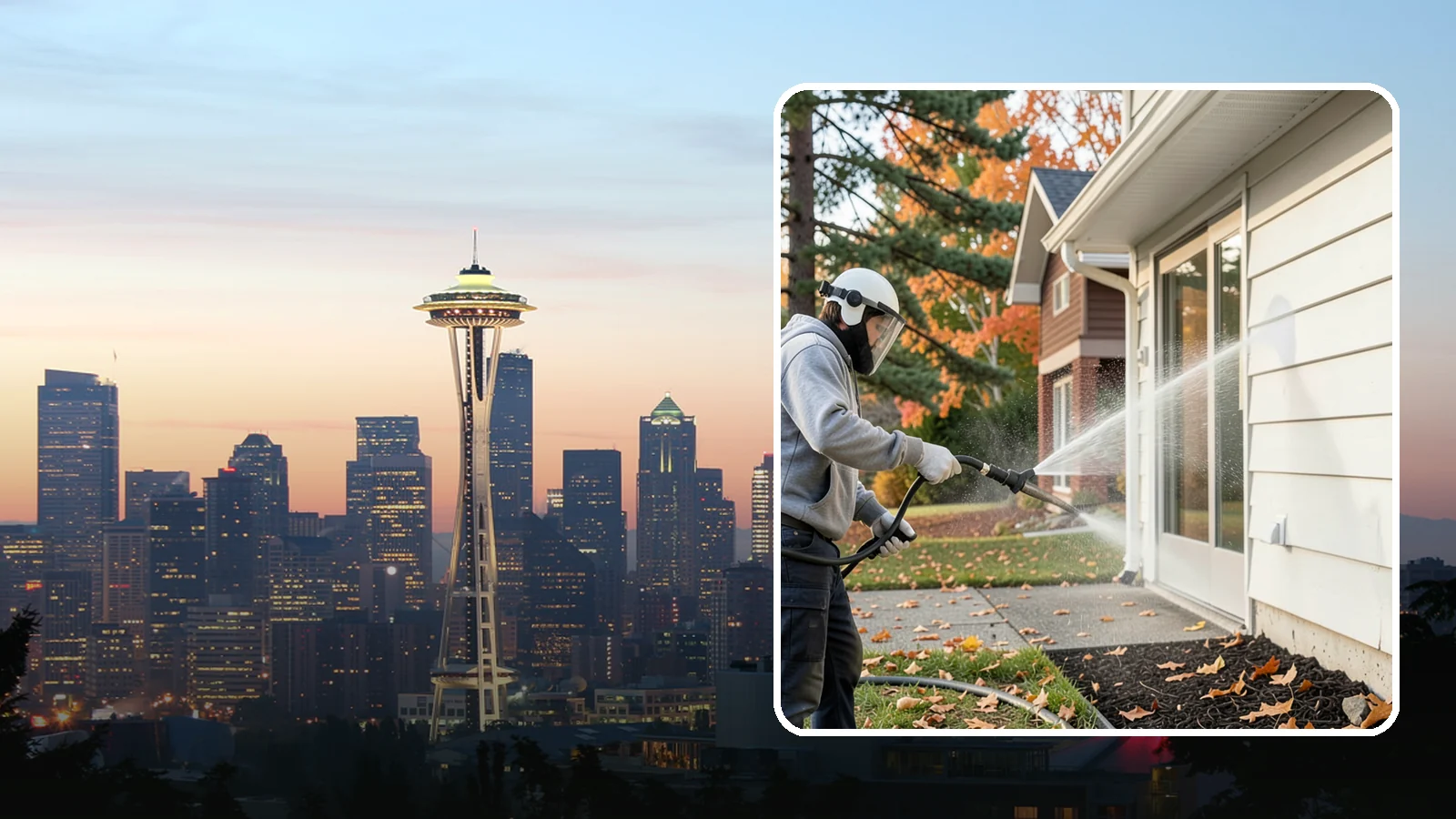 Annual Maintenance Washing in Seattle, King County, WA - Annual maintenance washing keeps your entire exterior on a once-a-year schedule so grime never gets a chance to build into...