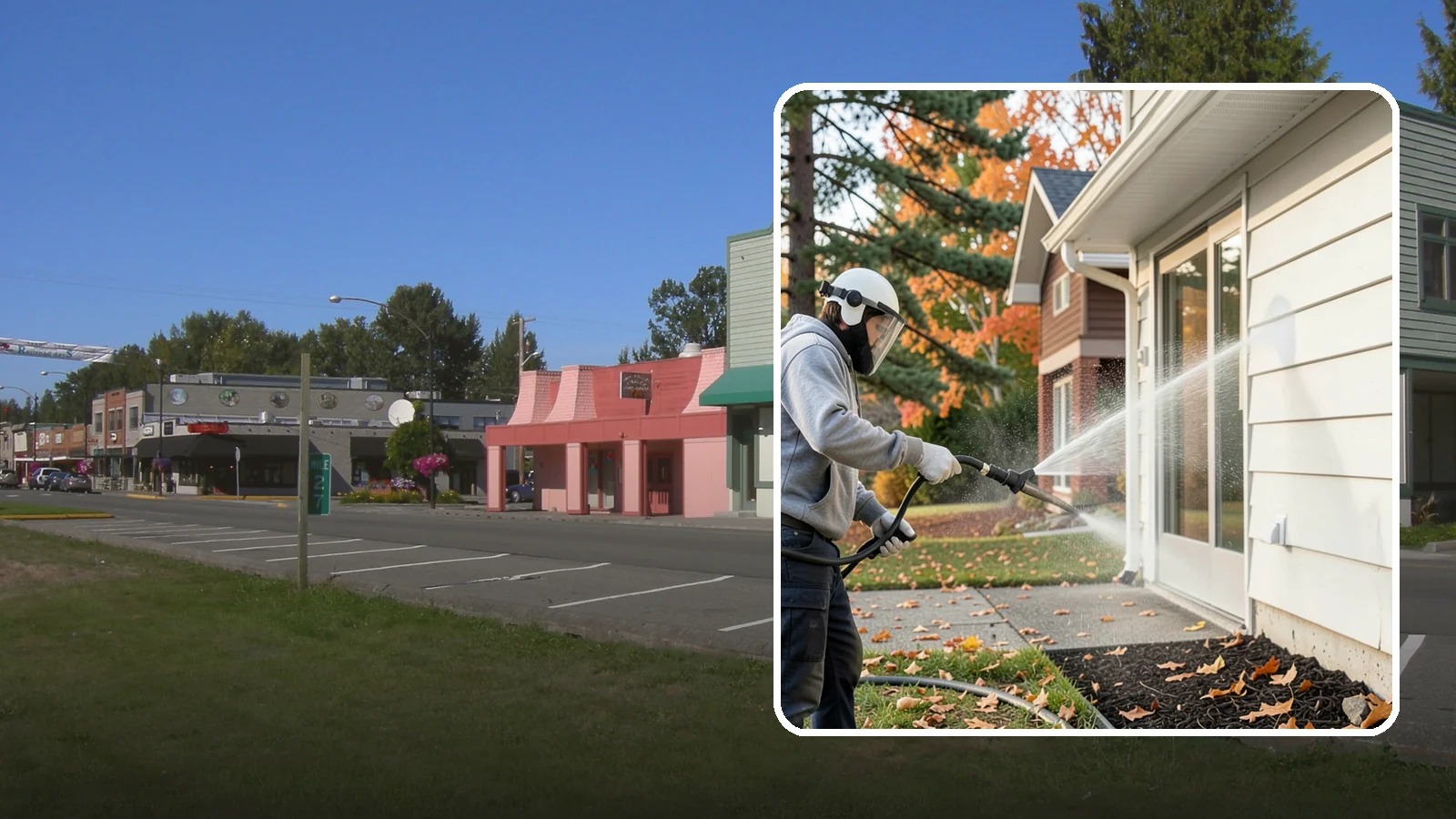 Annual Maintenance Washing in Snoqualmie, King County, WA - Annual maintenance washing keeps your entire exterior on a once-a-year schedule so grime never gets a chance to build into...