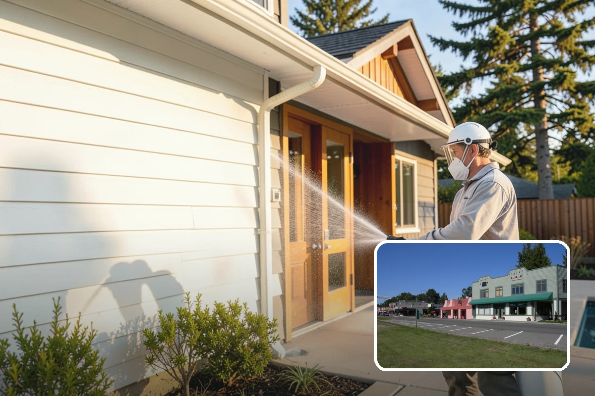 Annual Maintenance Washing in Snoqualmie, King County, WA - Prevents light buildup from turning into set-in staining