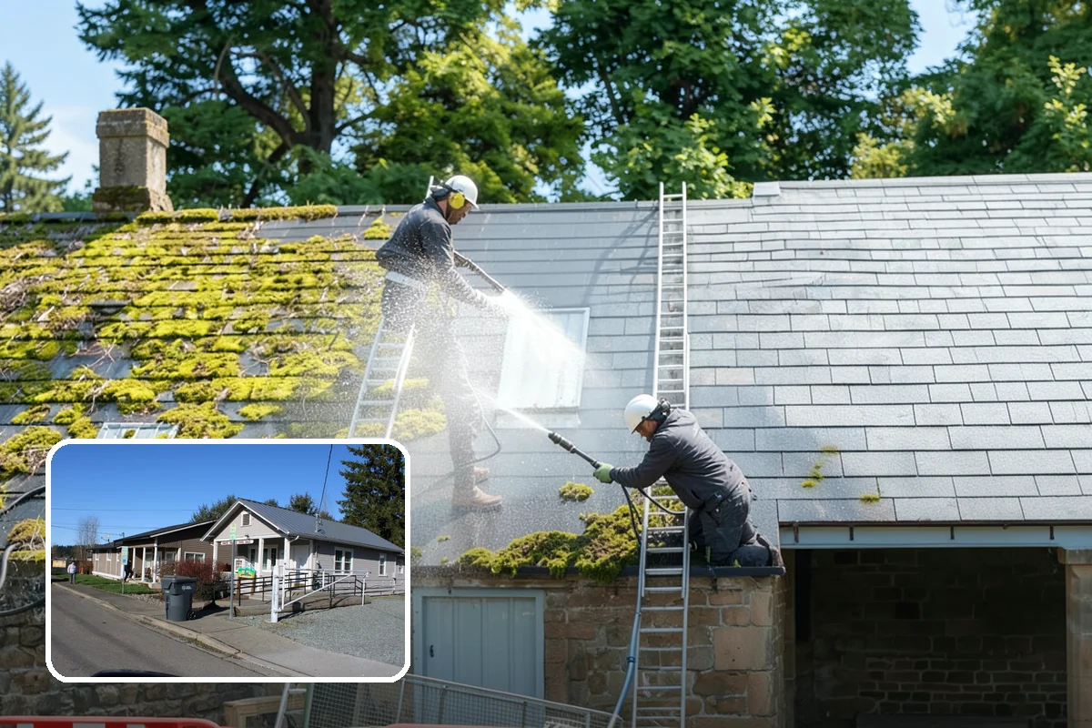 Annual Maintenance Washing in South Prairie, Pierce County, WA - Prevents light buildup from turning into set-in staining