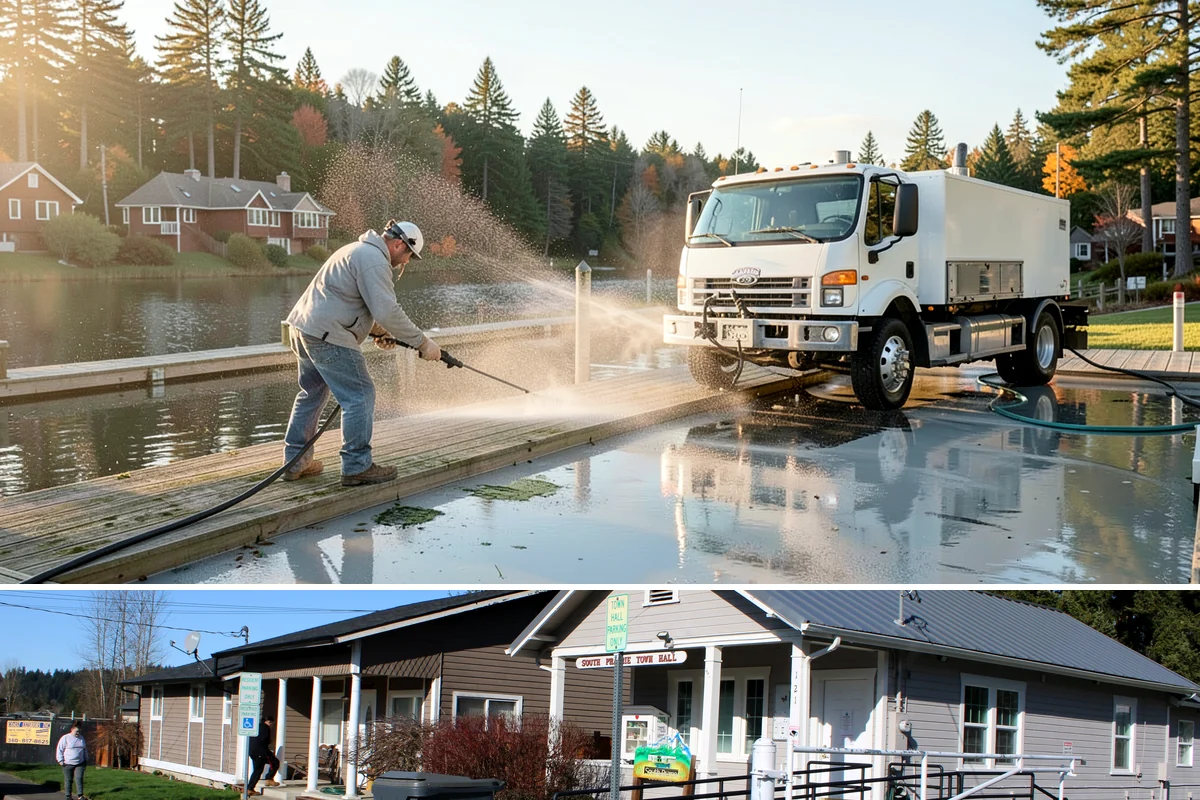 Annual Maintenance Washing in South Prairie, Pierce County, WA - Choose a consistent month each year, with spring or early fall being the most popular windows in Washington's climate.