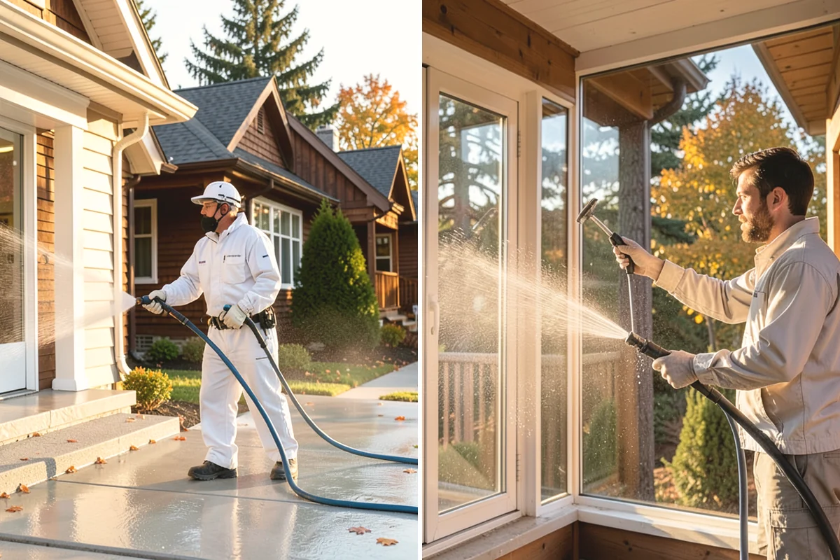 Annual Maintenance Washing in Steilacoom, Pierce County, WA - Review the property and note recurring problem areas