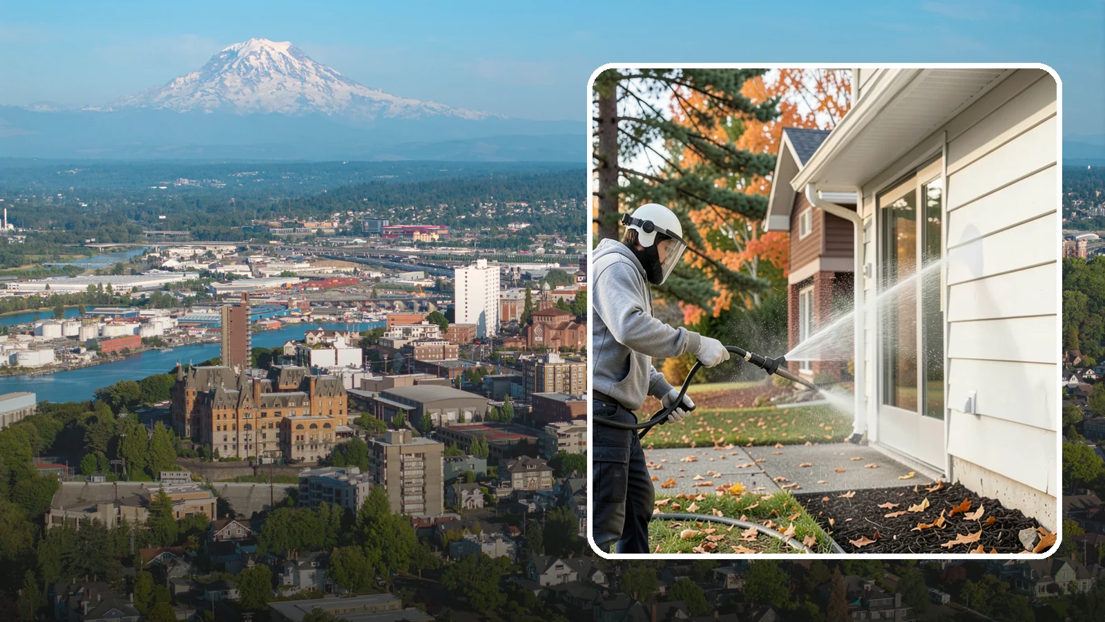 Annual Maintenance Washing in Tacoma, Pierce County, WA - Annual maintenance washing keeps your entire exterior on a once-a-year schedule so grime never gets a chance to build into...