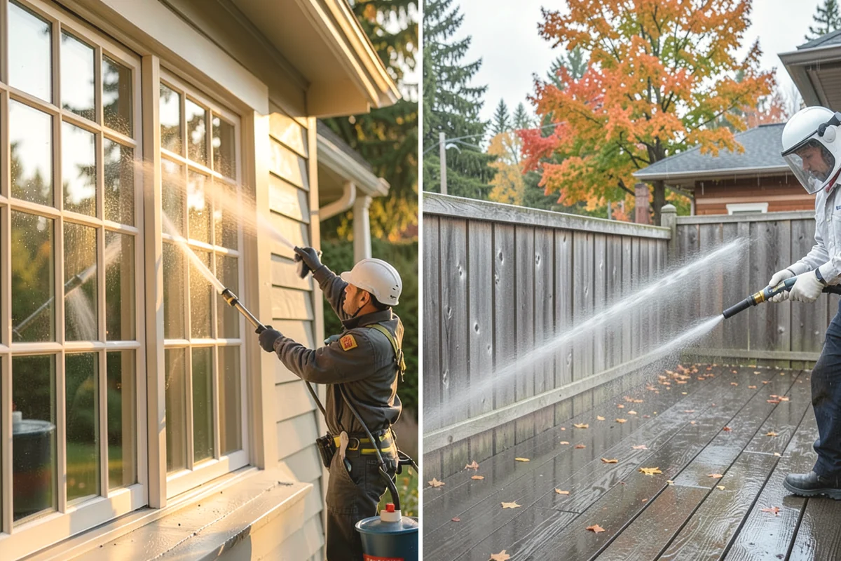 Annual Maintenance Washing in Tacoma, Pierce County, WA - Review the property and note recurring problem areas