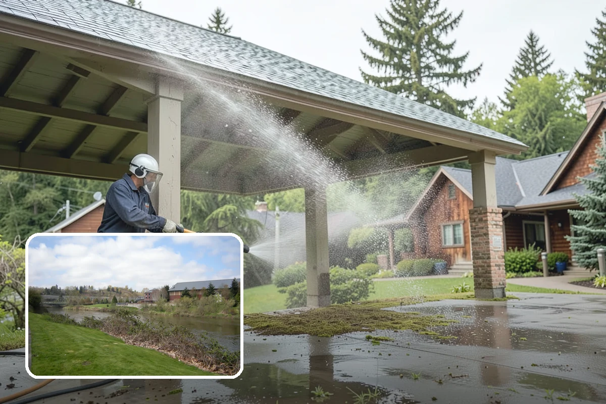 Annual Maintenance Washing in Tukwila, King County, WA - Prevents light buildup from turning into set-in staining